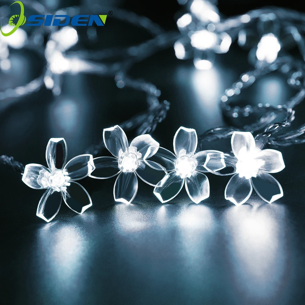 СВЕТОДИОДНАЯ Гирлянда занавес из медной проволоки 2 м 10 6 Вт 20 светодиодов|floral string