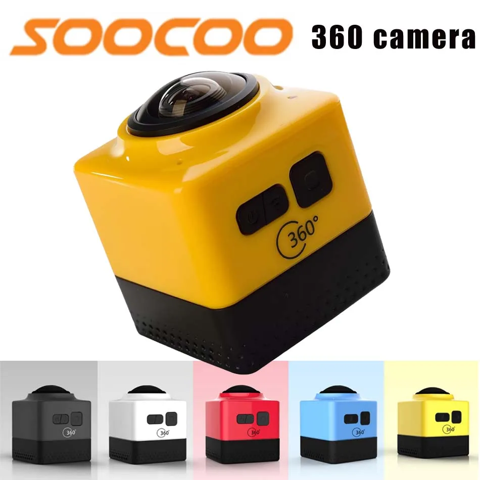 Wholesale SOOCOO CUBE360 Mini sports Action Camera 360 degree VR Cameras Wifi Portable Camcorder Outdoor waterproof Wide-Angle Cam Buy Cheap SOOCOO CUBE360 Mini sports Action Camera 360 degree VR Cameras Wifi Portable Camcorder Outdoor waterproof Wide-Angle Cam