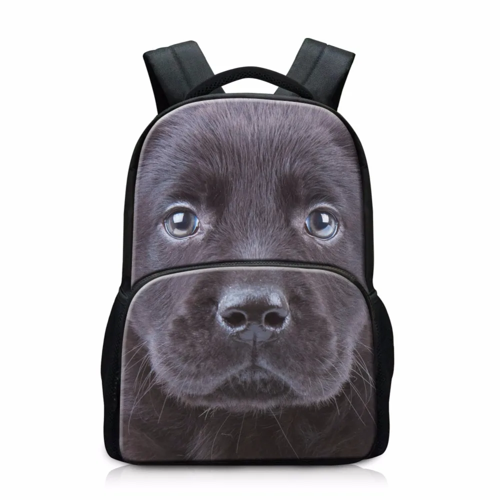 Personalized School Backpack Animal patterned for Teenagers Cute Dog