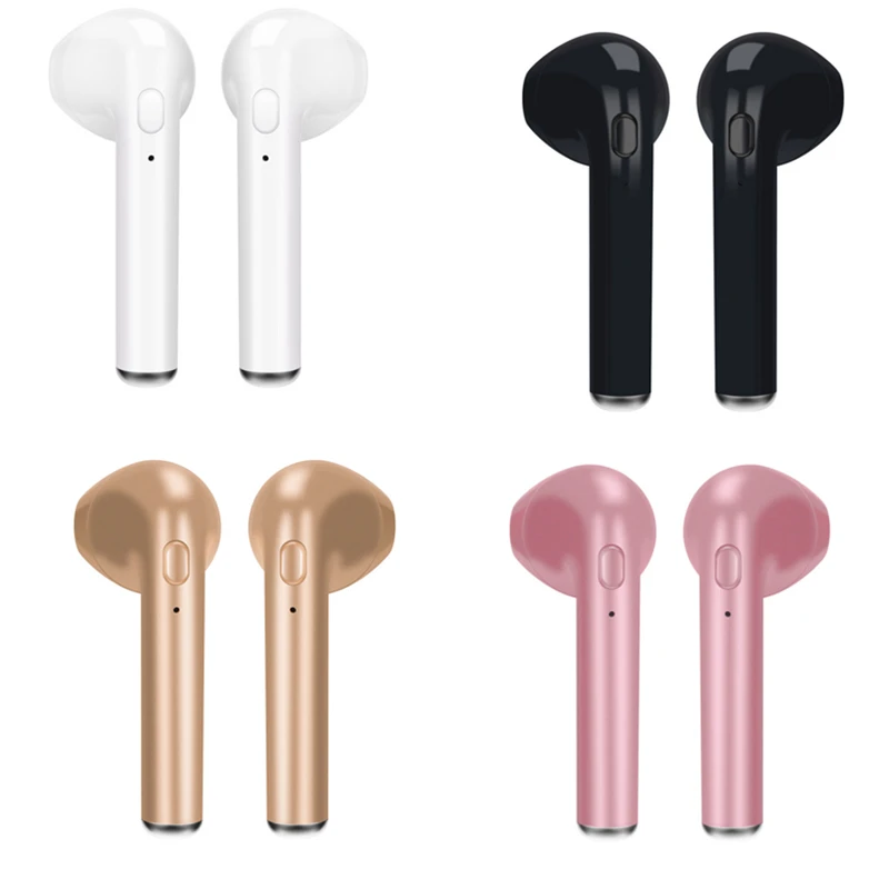 

Universal Wireless Bluetooth i7 i7s TWS Earphones Headphones Headsets Stereo Mini Earbuds For Iphone Samsung Xiaomi Huawei LG