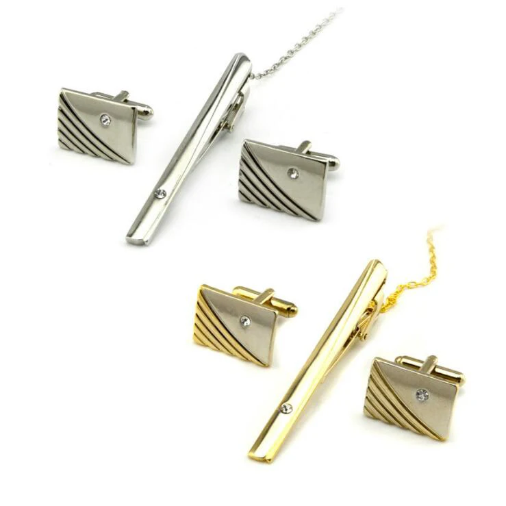 

Amazon Hot Sale Korean Crystal Twill Tie Cufflinks Set Dropship Accepted YP3541