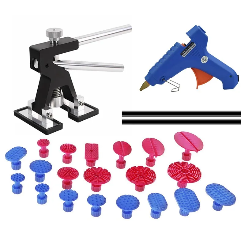 

PDR Tools Paintless Car Dent Repair Tool Dent Removal Dent Puller Tabs Dent Lifter Tool Kit ToolKit Hand Tool Set