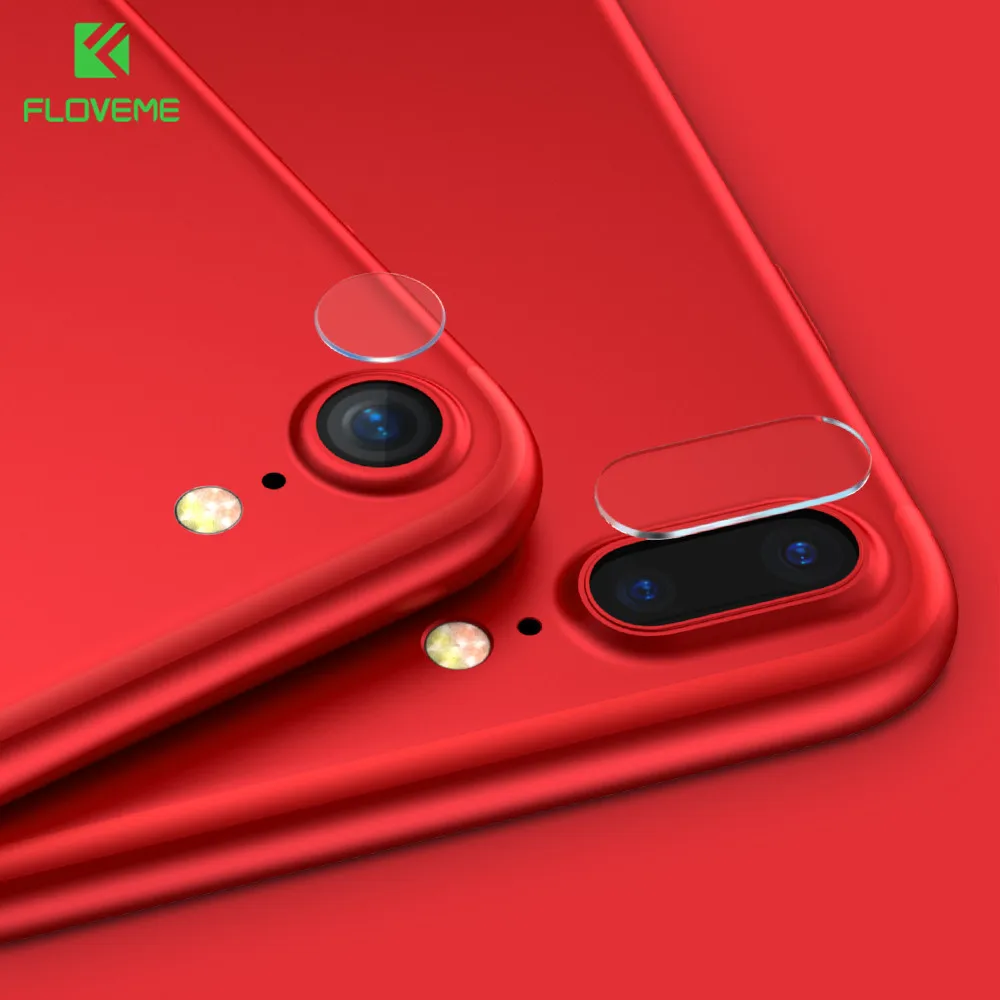 

FLOVEME Camera Lens Protective Glass For iPhone 6 6S 7 8 Plus Lens Cover Screen Protector Film For iPhone X 10 Tempered Glass