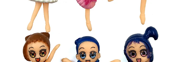 Красота танцующая девушка миниатюрная Статуэтка мультфильм плавательный балет персонаж аниме сад торт украшения фигурки экшн Модель Кукла