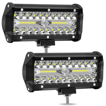 

LED Bar 120W 7 inch LED Light Bar Work Light Combo Beam for Driving Offroad Boat Car Tractor Truck 4x4 SUV 12V 24V