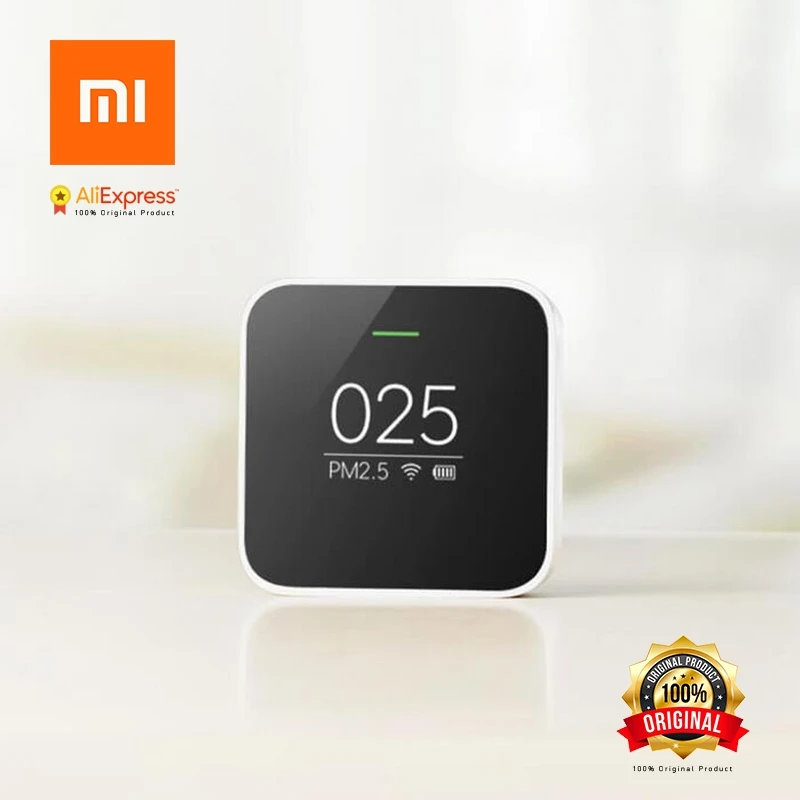 

Original Xiaomi PM2.5 Detector Sensor Air Quality Monitoring High-precision Laser Sensor OLED Screen Using With Smart Home
