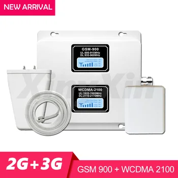 

Repeater GSM 2G 3G Signal Booster UMTS 2100mhz Mobile Signal Repeater Cellular Amplifier CellPhon GSM 900 WCDMA 2100 Dual Band