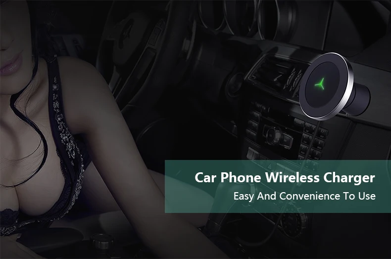 360 Degree Rotation Car Phone Wireless Charger For Samsung S8 S8 Plus S7 Edge Dashboard Wireless Charger Stands Air Vent Holder (1)