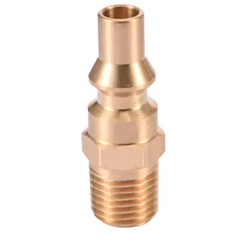 

1/4" Male NPT Air-operated Fast Adapter Connector Gas Valve Fittings 37x10mm with Corrosion Resistance