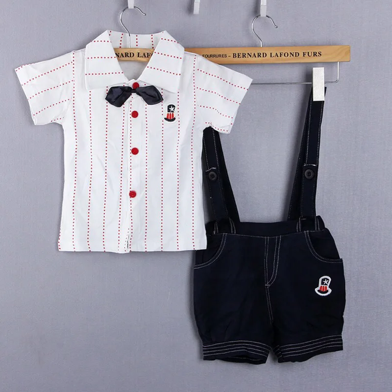 BOBORA Baby Boy Button Down Shirts White Lapel Formal Party Tops