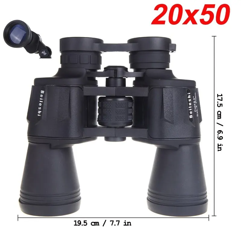 20X50 168FT/1000YDS 56 м/1000 м бинокль телескоп для путешествий концерт уличный Спорт Охота Кемпинг пеший Туризм Открытый