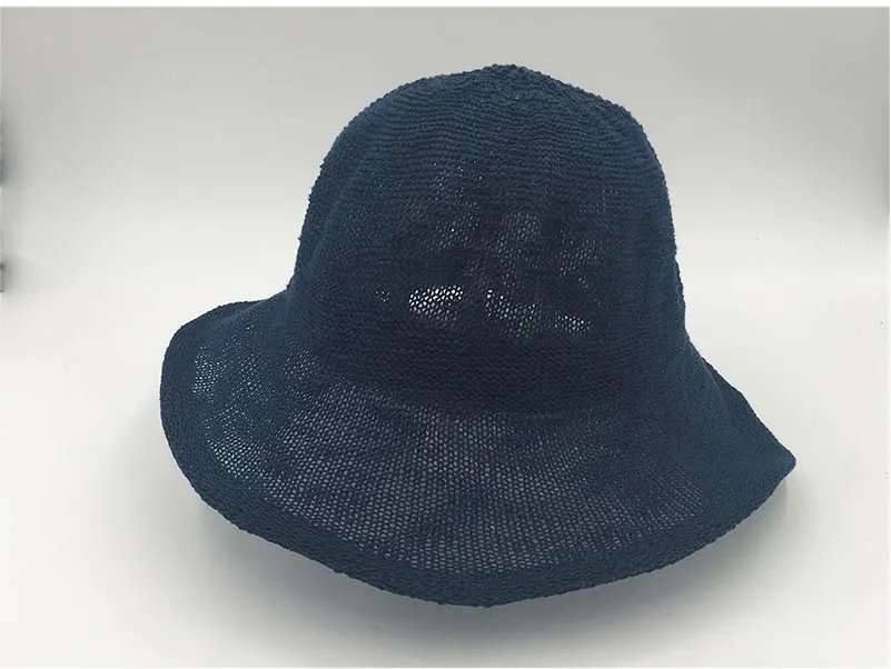 bucket hat women bucket hat black white polyester Bucket Hats (19)
