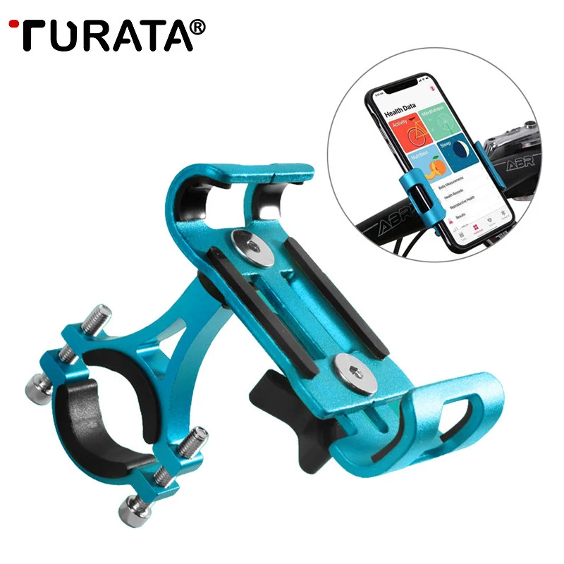 Full Aluminium Alloy Mobile Phone Holder Stands For Bicycle Motorcycle