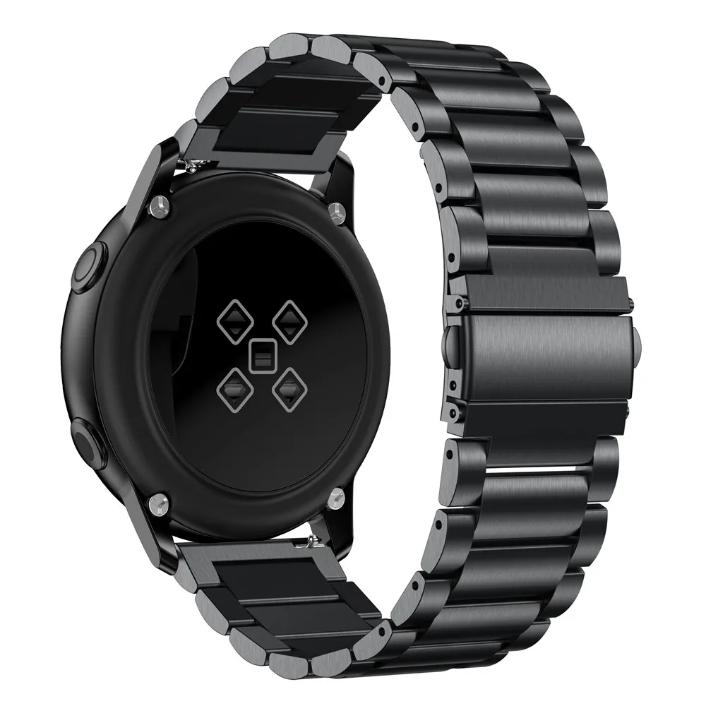 Gear S3 Frontier ремешок для часов samsung Galaxy watch active 46 мм 42 мм 22 мм 20 мм ремешок для часов из нержавеющей стали amazfit bip ремешки