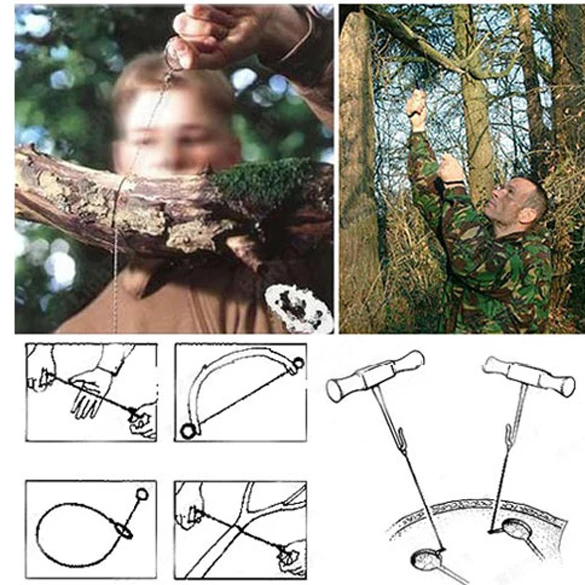 Походная цепь для пилы Резак Открытый аварийный инструмент для кемпинга и охоты BB55