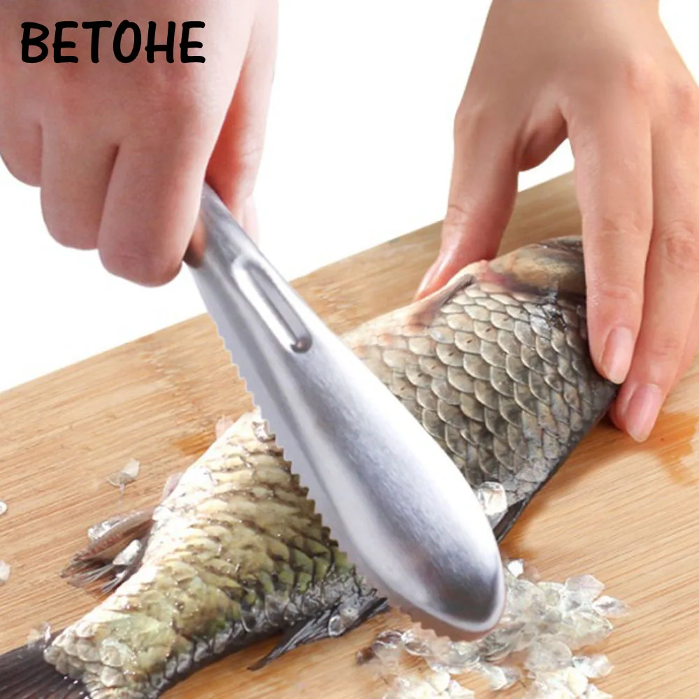 Betohe Retail Kitchen Utensil Fish Tools Easy To Fish Scale Scraper