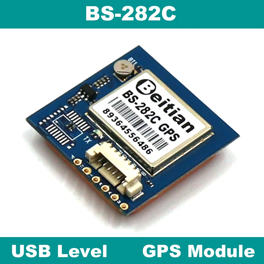 BEITIAN PC laptop USB Auto-adapted baud rate Road test network 5.0V 4M FLASH 1Hz GPS Module antenna Receiver BS-282C | Автомобили и