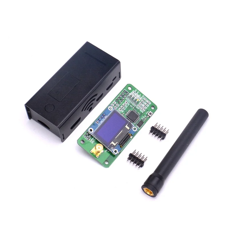 Горячая UHF& VHF антенна MMDVM точка доступа поддержка P25 DMR YSF для raspberry pi - Цвет: Add OLED with shell