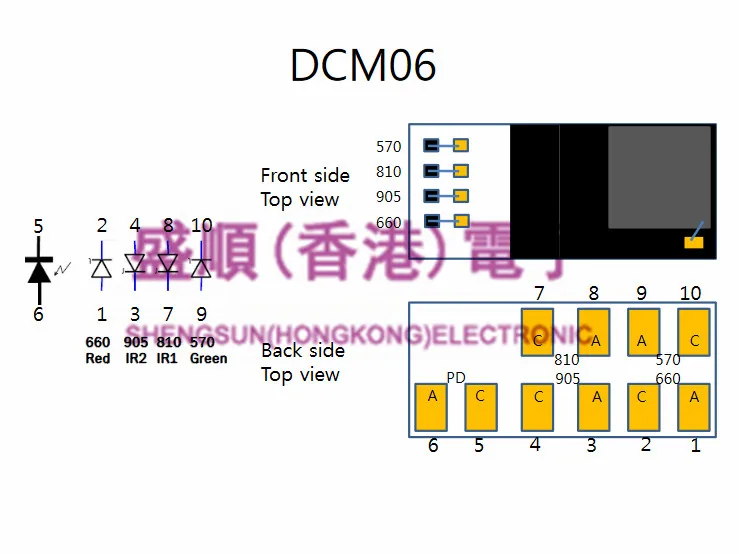 

Original DCM06 reflection type oxygen sensor Oxygen sensor module