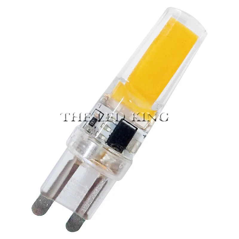 Новинка 2019 светодиодный светильник G4 G9 E14 AC / DC 12V 220V 3W 6W 9W COB Лампа с регулируемой