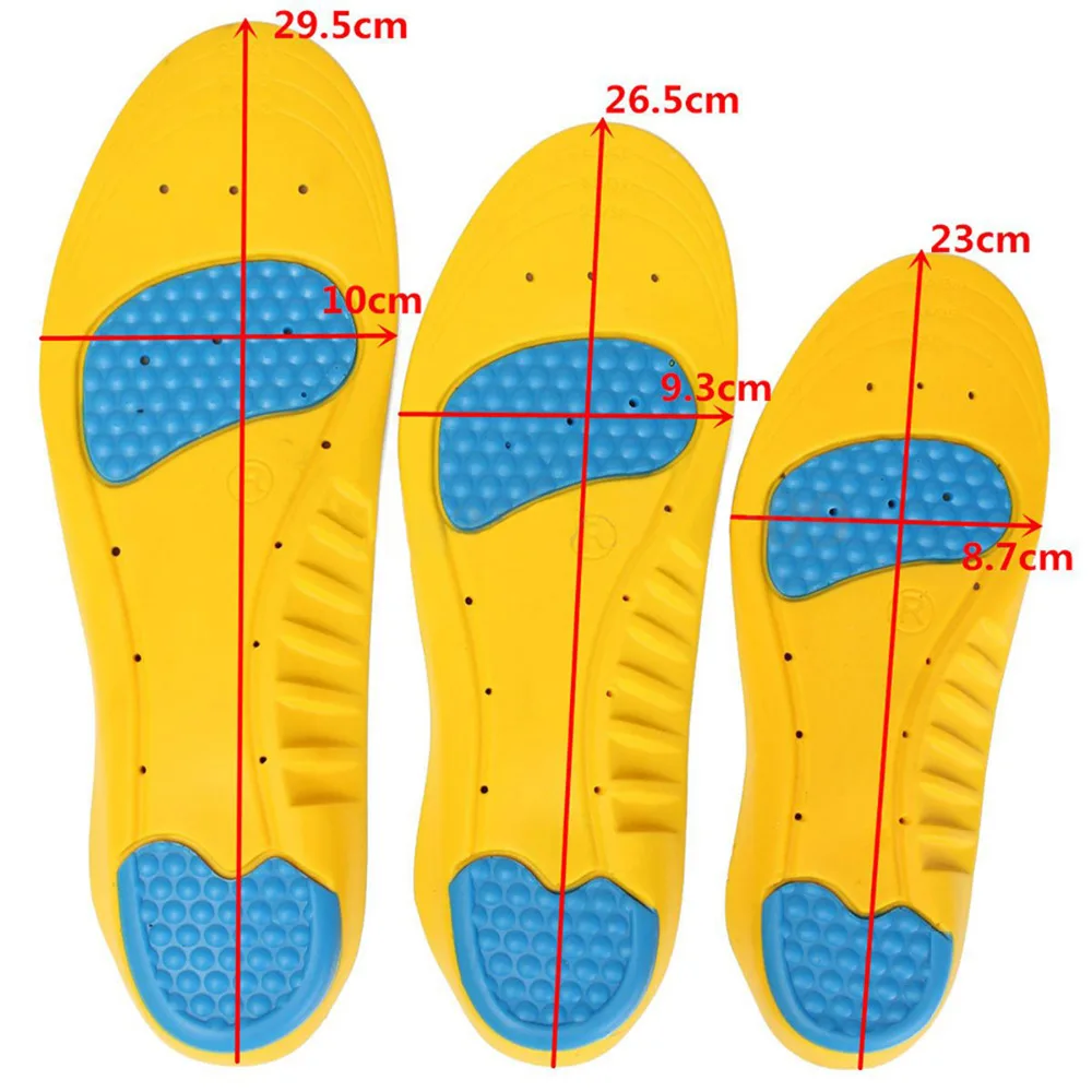1 Пара Спорт Ортопедии Arch Поддержка Стельки Пены Памяти Колодки Амортизацию Защиты Боли Колодок Амортизацию стельки ортопедические ортопедические стельки