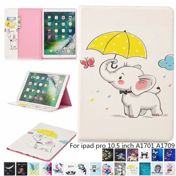 

Tablet Cases for iPad Pro 10.5 A1701 A1709 Case PU Leather Smart Cover Holder Auto Sleep/Wake For iPadPro 10. 5' 2017 + pen