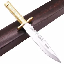 100 шт 0,38 мм черная шариковая ручка Золотой Желтый внешний вид моделирование кинжалов творческие шариковые ручки