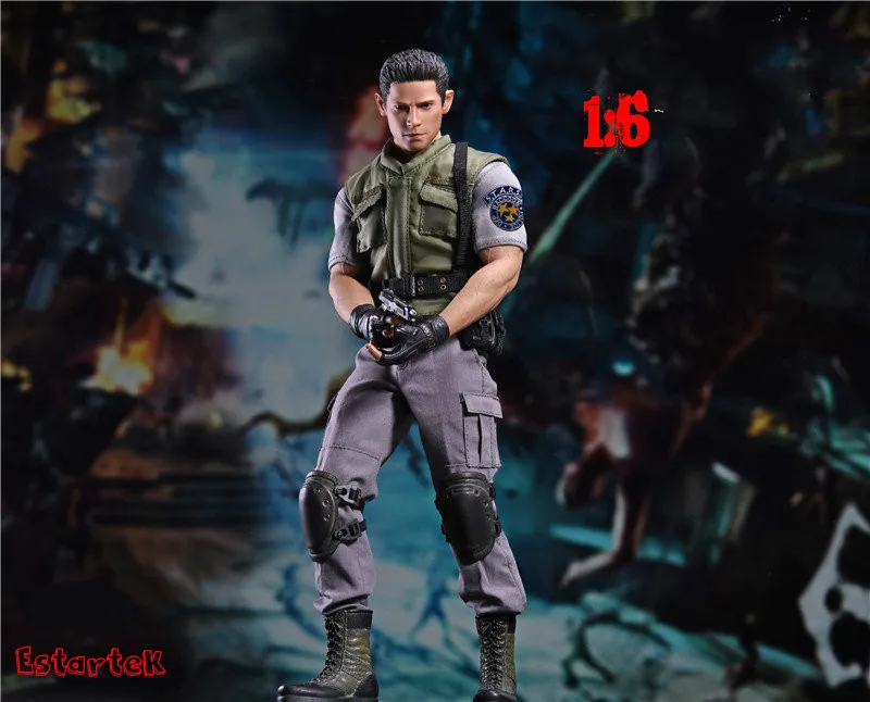 [ESTARTEK] ZCtoys 1/6 биохимическая полиция Криса Редфилда зомби полицейский 12 дюймовый