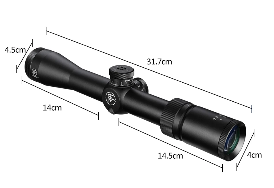 2,8-10X40 прицел охотничий зеленый сетка оптический прицел охотничий прицел тактическая оптика страйкбол воздушные пистолеты прицелы