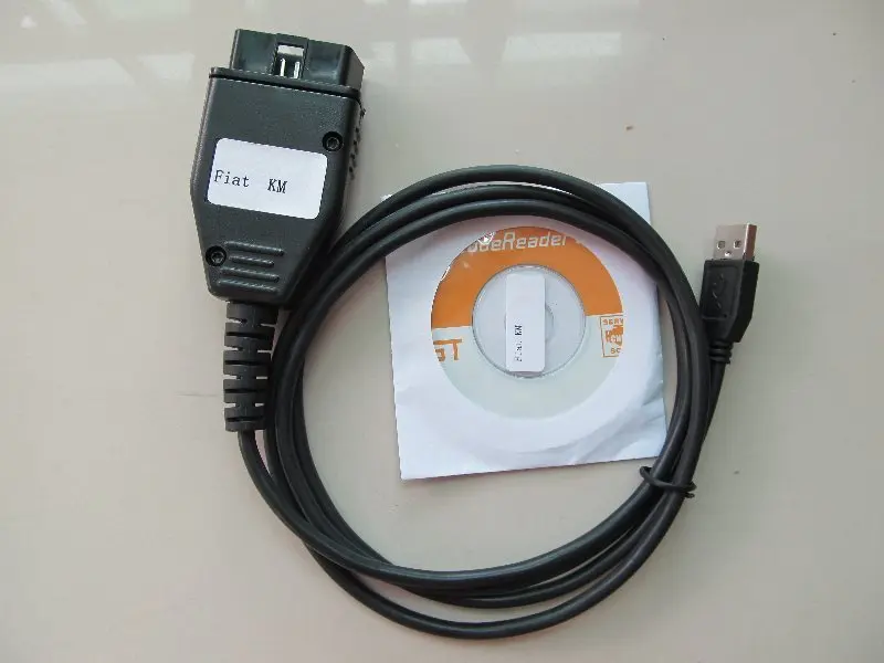 Инструмент для коррекции пробега для Fiat KM одометр Сброс OBD2 сканер Интерфейс через OBD2 кабель
