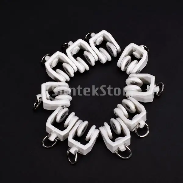 

Free Shipping 10pcs Plastic Curtain Track Runners Rail Runners with Eyelet