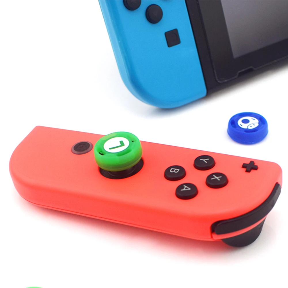 Данные лягушка 2 шт. рукоятка колпачок для Joy Con геймпад силиконовая палка для большого пальца аналоговая крышка s для пульта Nintendo NS JoyCon контроллер аксессуары