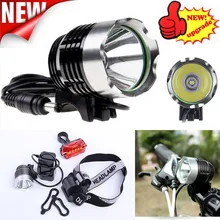 Высококачественный 5000 лм CREE XM-L XML T6 светодиодный налобный фонарь для велосипеда