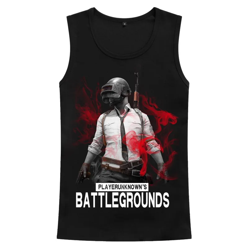  [STOCK]2018 Game PUBG Playerunknown's Battlegrounds Helmet Waistcoat/Tshirt Cosplay Costume For Hal
