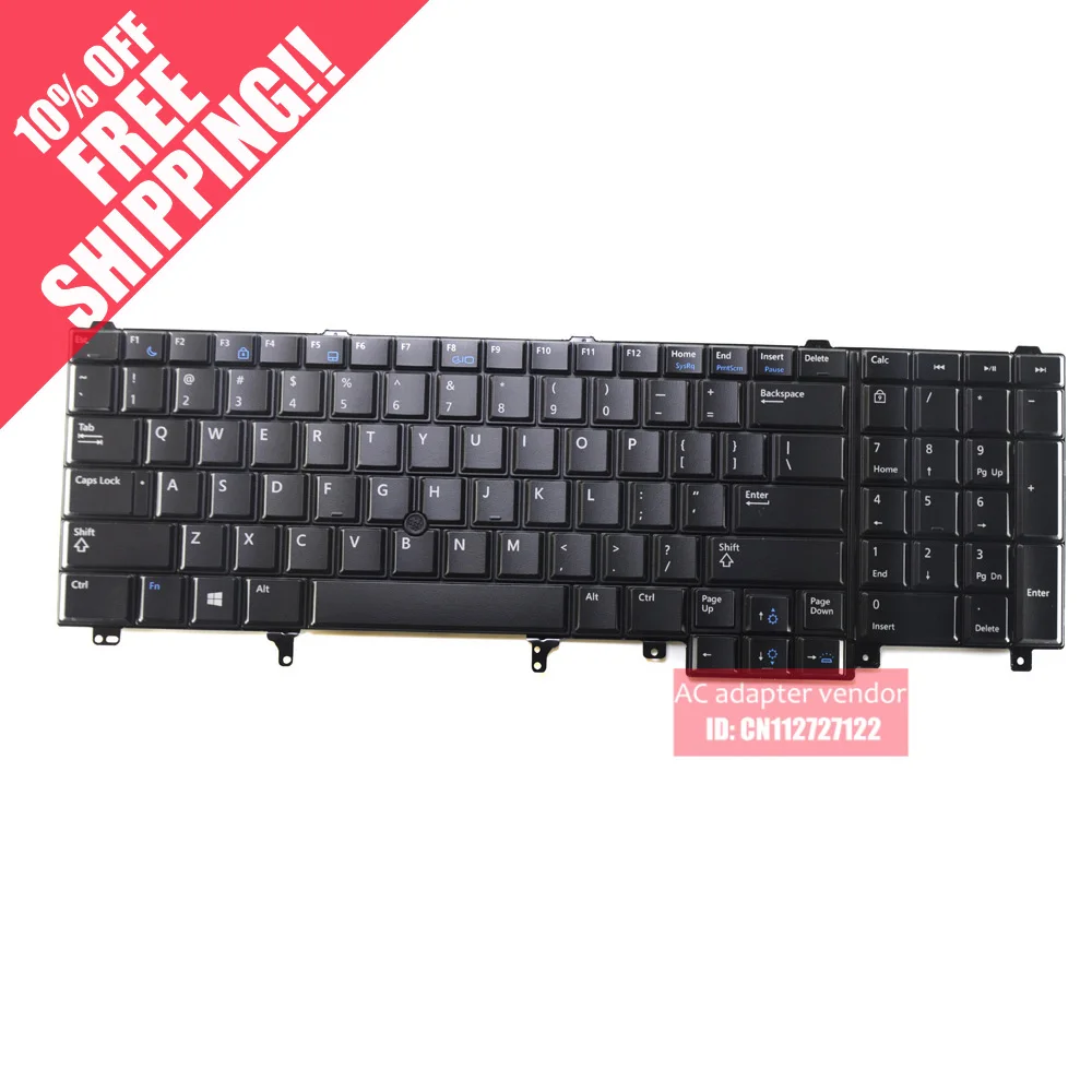 

FOR Dell E6520 E5520 M4600 M6600 E5530 E6530 keyboard M4700 M6700 with backlit