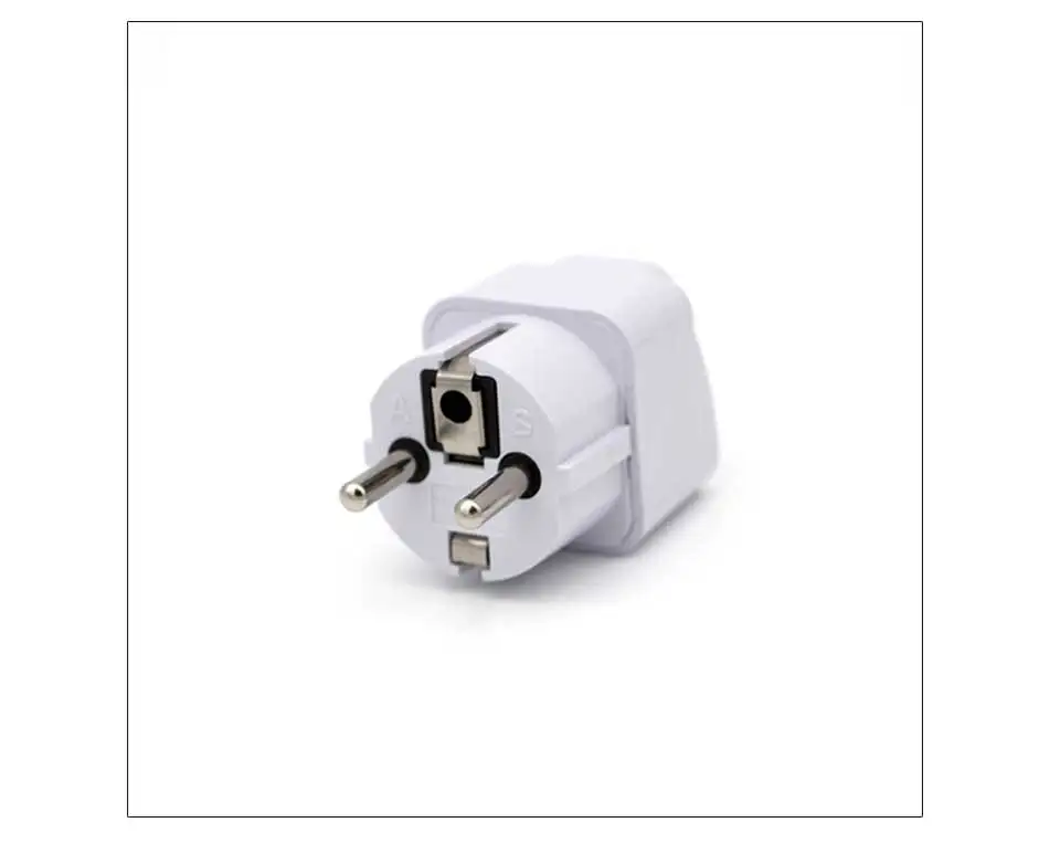 Universal European Europe Plug Adapter EU Euro German Travel Adapter Electrical Plug Power Sockets Outlet France Portugal Spain (12)