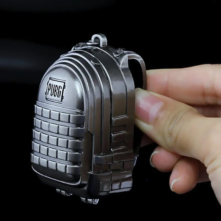  Game PUBG Playerunknown's Battlegrounds Cosplay Costumes Props Alloy Level 3 Backpack Model Key Cha