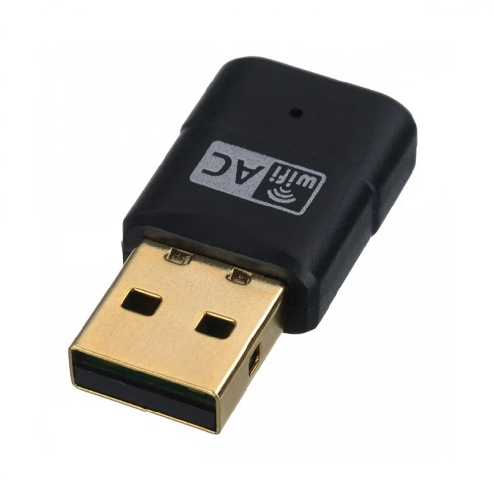 

BSTUO 2.4GHz&5GHz Dual Band 802.11b/g/n/a/ac USB Wi-Fi Adapter 2.4GHz 150Mbps 5GHz 433Mbps USB Wi-Fi Network Card