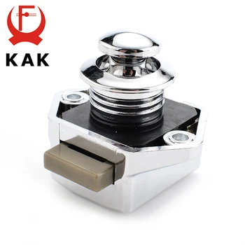 

KAK Camper Car Push Lock Diameter 20mm RV Caravan Boat Motor Home Cabinet Drawer Latch Button Locks For Furniture Hardware