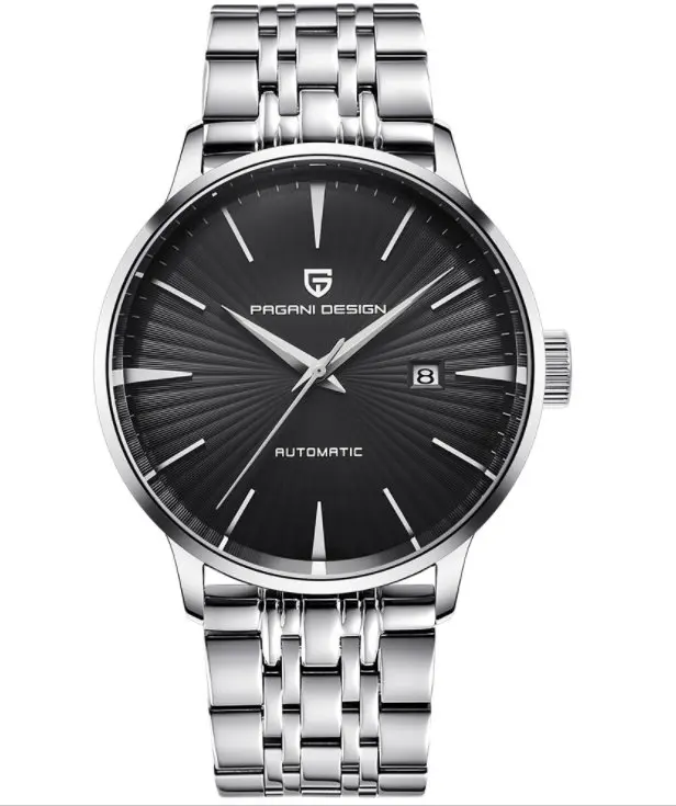 

2019 top brand Men's Fashion Casual Mechanical Watches Waterproof 30M Stainless Steel Brand Luxury Automatic Business Watch