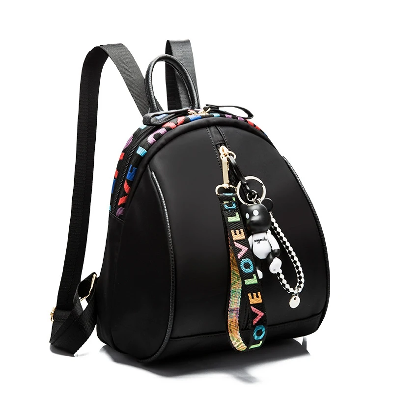 

Small Women Backpacks New Shoulder bag Rivet Zipper Pu Leather Student Backpack Preppy Fashion Bag Girls Women's Backpack Y-826