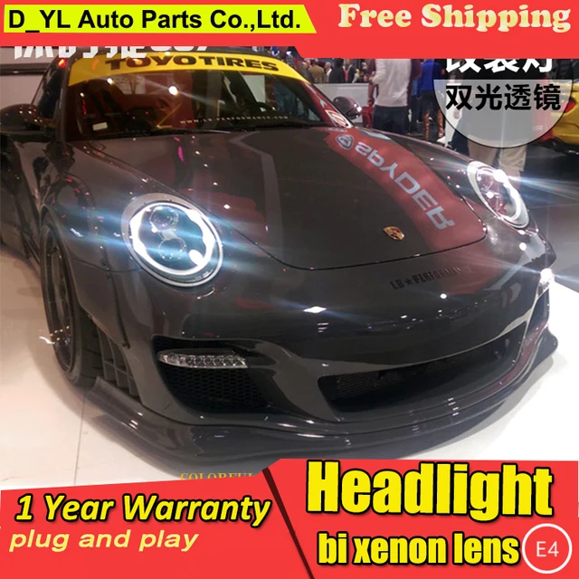 D_YL Car Styling for Porsche 997 911 Headlights 2004 2008 997 911 LED