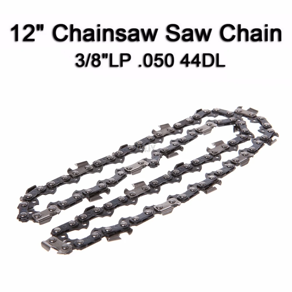 

12'' Metal Chainsaw Saw Chain Blade 3/8''LP .050 Gauge 44DL Pole Cut Wood Quick JUN05 dropshipping
