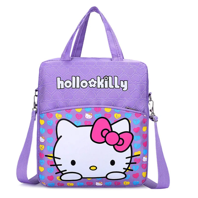 Рисунок «Hello Kitty» мешок детский мультфильм милый ребенок рюкзак Kawaii Большой KT сумки Водонепроницаемый мальчиков школьные сумки для девочек Сумка для учебы плюшевые - Цвет: C