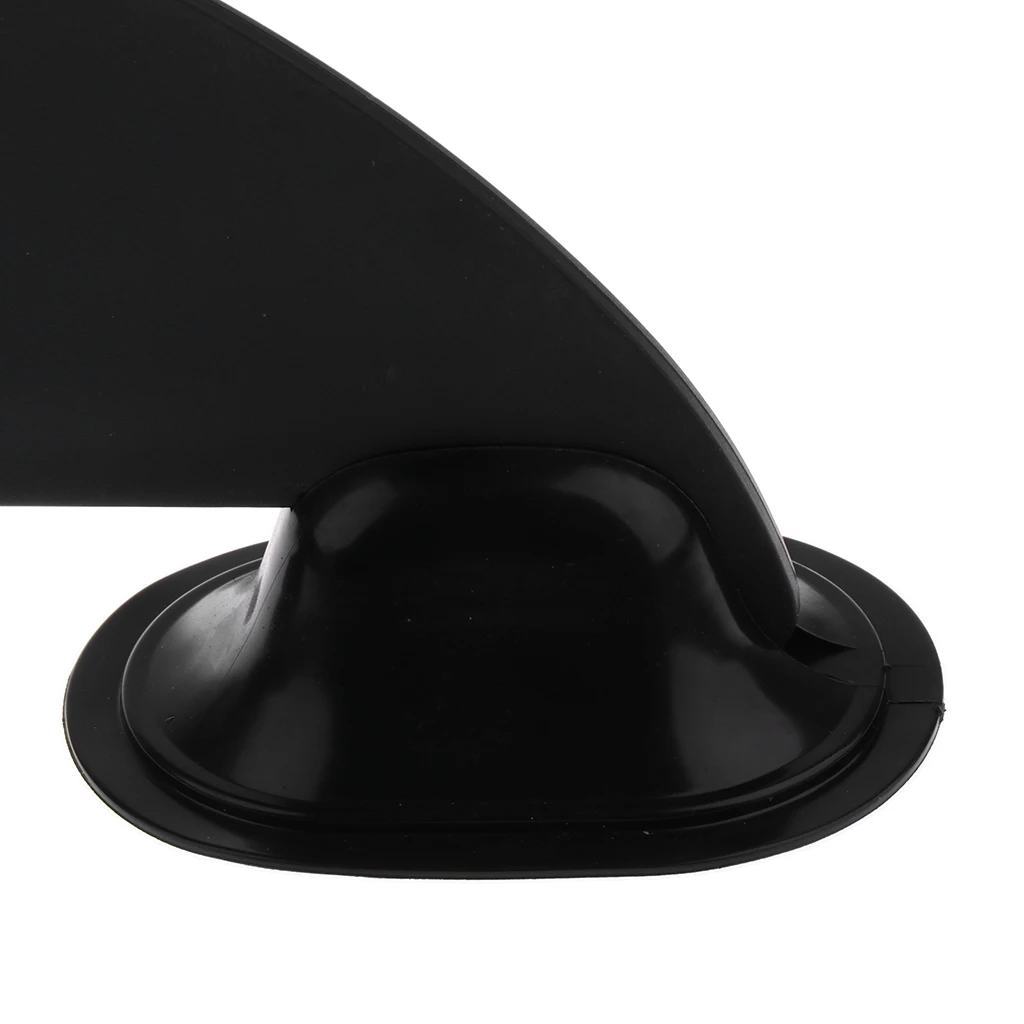 2019 MagiDeal Black PVC Kayak Skeg Tracking Fin Mounting Points for Inflatable Kayak Boat Kayak Surfing Rudder 