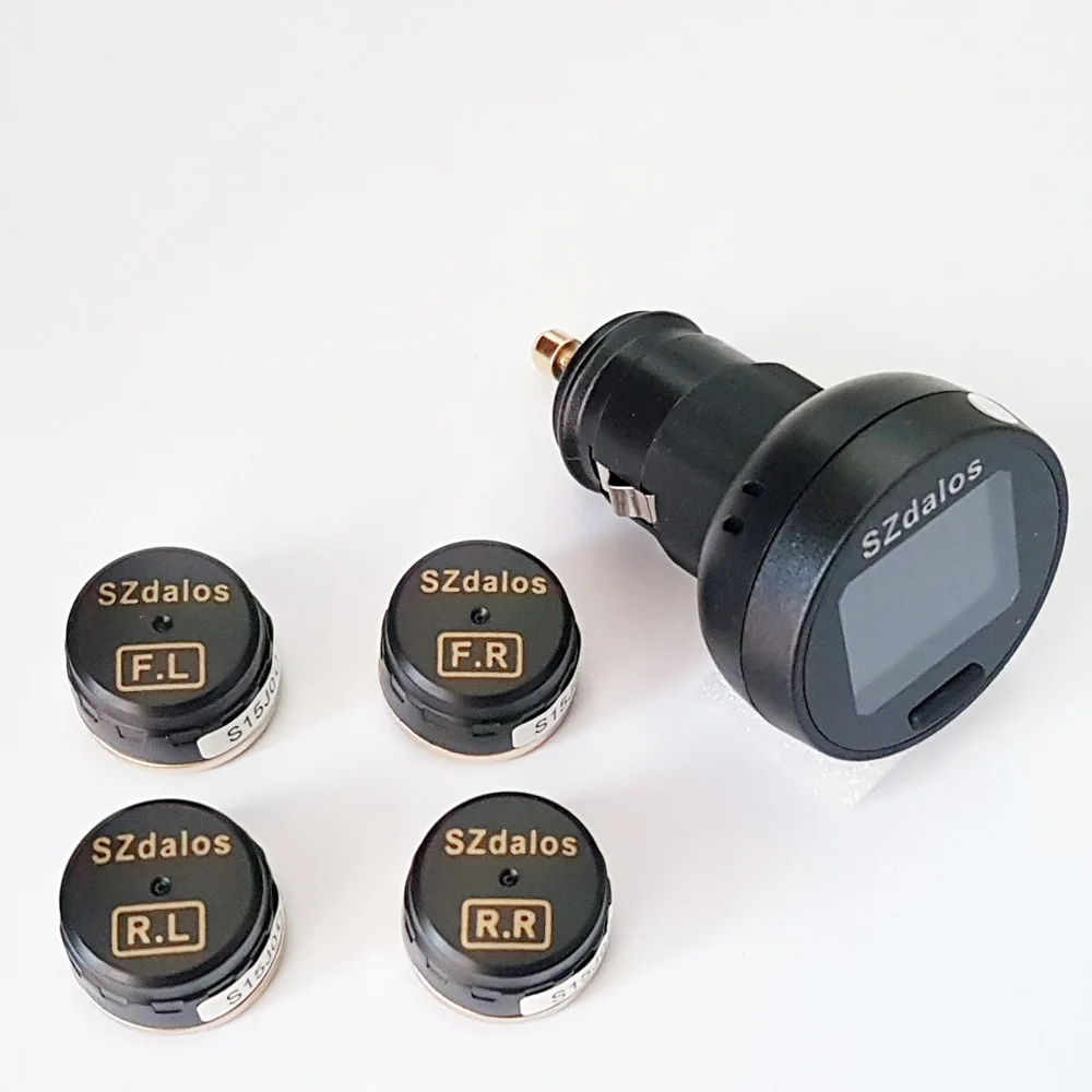 

SZDALOS TP200 TPMS Tire Pressure Monitoring Systerm with USB socket Support Bar/ PSI