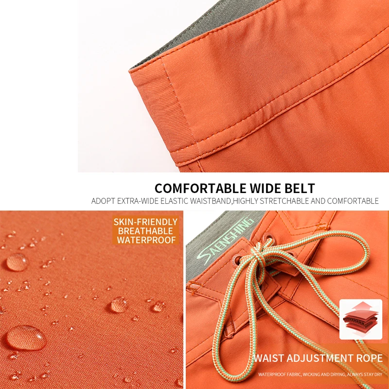 SAENSHING High Quality Beach Board Shorts Men Surfing Swim Shorts Breathable Summer Sport Short Male Maillot De Bain Plus Size SAENSHING High Quality Beach Board Shorts Men Surfing Swim Shorts Breathable Summer Sport Short Male Maillot De Bain Plus Size