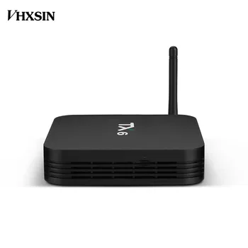 

VHXSIN TX6 TV Box Allwinner H6 4GB DDR3 32GB EMMC 2.4GHz 5GHz WiFi BT4.1 Support 4K H.265 BT4.0 WIFI Android 7.1 TV BOX