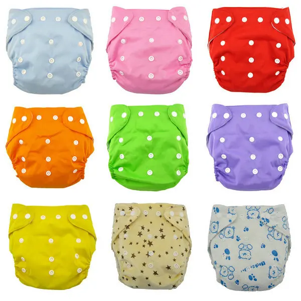 Summer Stay Dry Adjustable Baby Cloth Diapers Washable Baby Leakproof