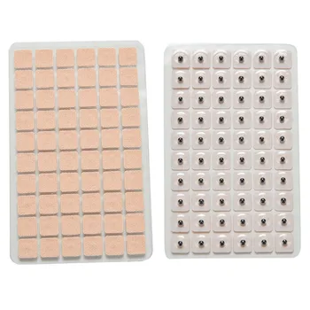

600pcs/lot Ear Massage Therapy Needle Patch Auricular Auriculotherapy Vaccaria Ear Care Seeds Sticker